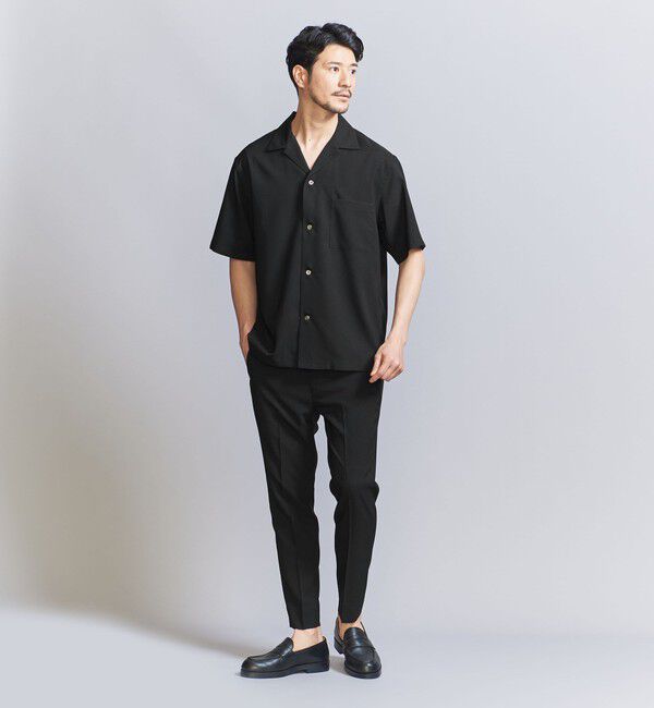 BEAUTY&YOUTH UNITED ARROWS「【WEB限定 WARDROBE SMART】 Reflax オープンカラー シャツ」|シャツ・ブラウス|