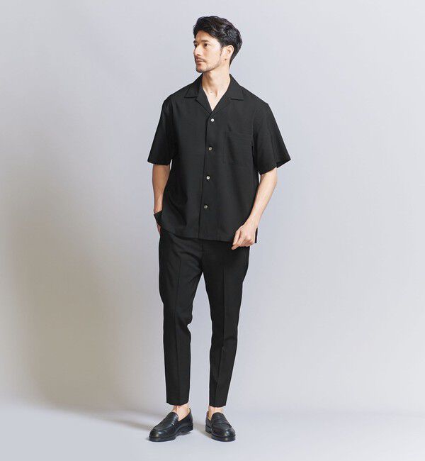 BEAUTY&YOUTH UNITED ARROWS「【WEB限定 WARDROBE SMART】 Reflax オープンカラー シャツ」|シャツ・ブラウス|