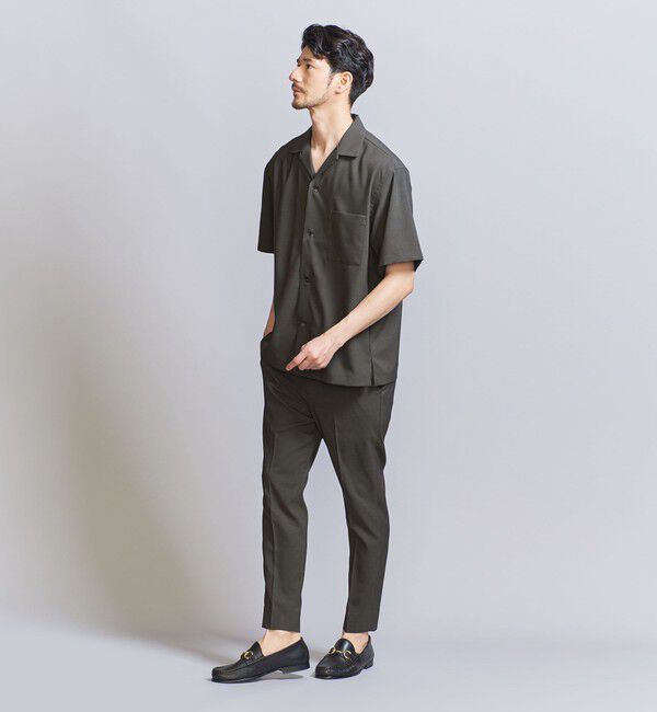 BEAUTY&YOUTH UNITED ARROWS「【WEB限定 WARDROBE SMART】 Reflax オープンカラー シャツ」|シャツ・ブラウス|