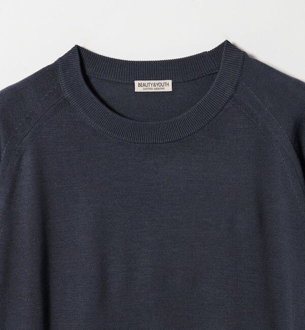 BEAUTY&YOUTH UNITED ARROWS「SUPER130 ウール クルーネック ニット ウォッシャブル」|ニット・セーター|