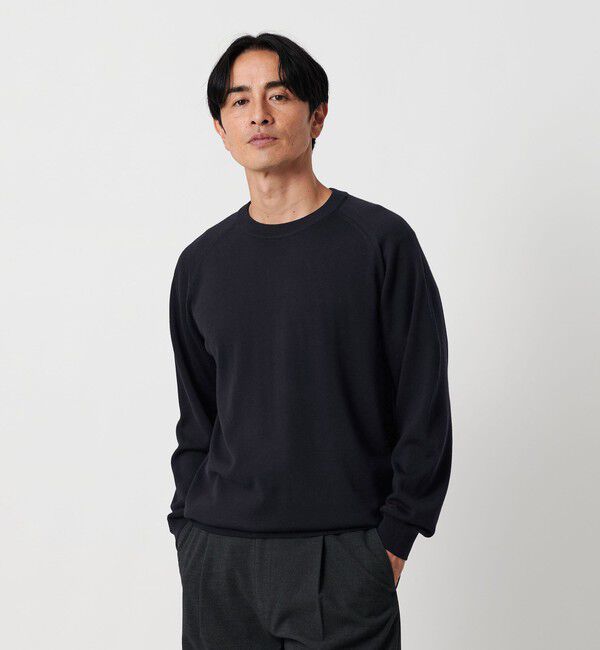 BEAUTY&YOUTH UNITED ARROWS「SUPER130 ウール クルーネック ニット ウォッシャブル」|ニット・セーター|
