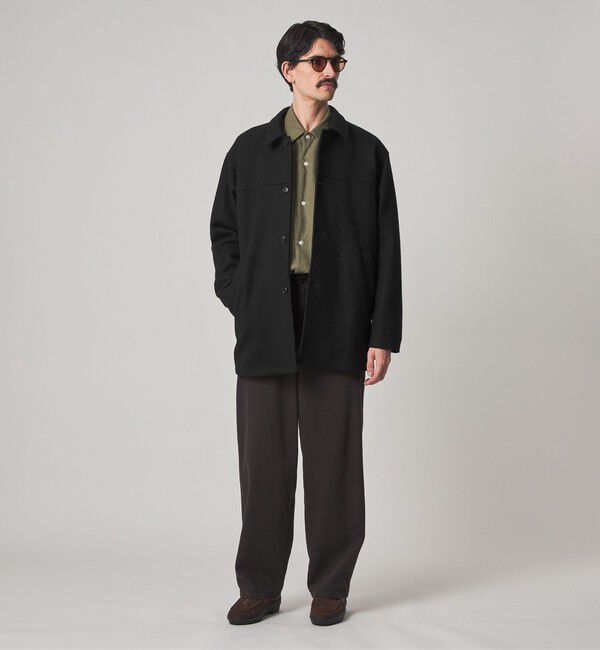 STEVEN ALAN「 ＜Steven Alan＞ ニット メルトン カー コート」|その他|