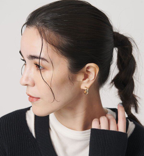 BEAUTY&YOUTH UNITED ARROWS「メタル プレーン サークル イヤリング」|イヤリング|