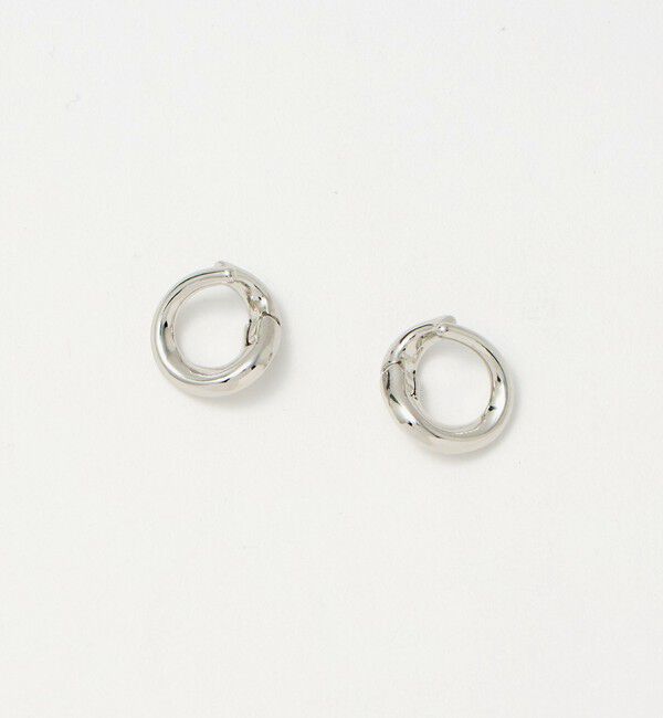 BEAUTY&YOUTH UNITED ARROWS「メタル プレーン サークル イヤリング」|イヤリング|SILVER