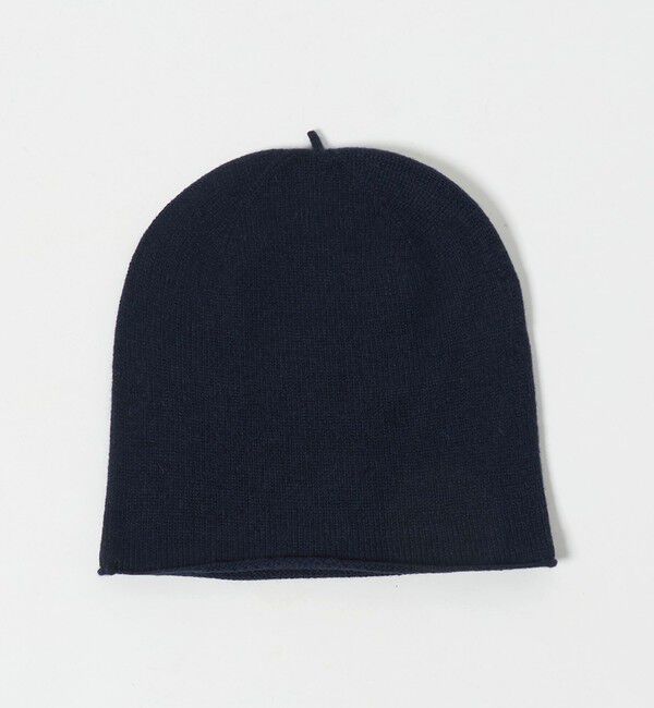 STEVEN ALAN「＜Steven Alan＞カシミヤ ロール ニットワッチ」|ニット帽|NAVY