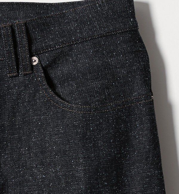 MONKEY TIME「リジッド ネップ デニム バギー パンツ」|チノ|