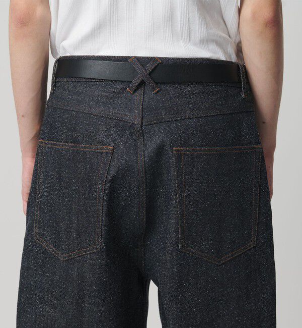 MONKEY TIME「リジッド ネップ デニム バギー パンツ」|チノ|