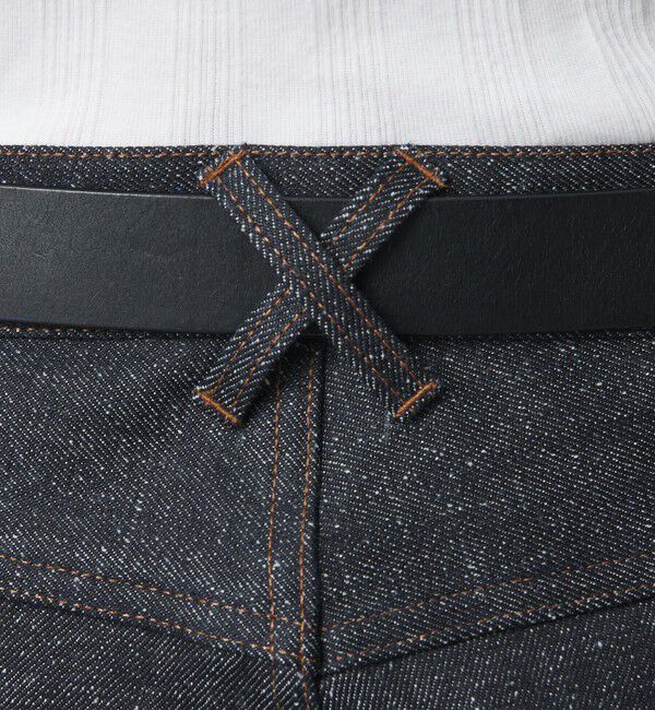 MONKEY TIME「リジッド ネップ デニム バギー パンツ」|チノ|