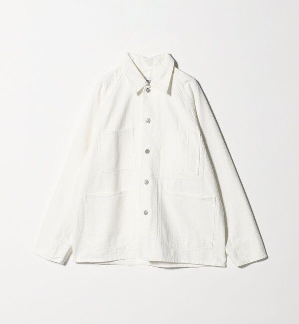 California General Store「＜CGS.＞オーガニックコットン デニム カバーオール ジャケット」|その他|WHITE