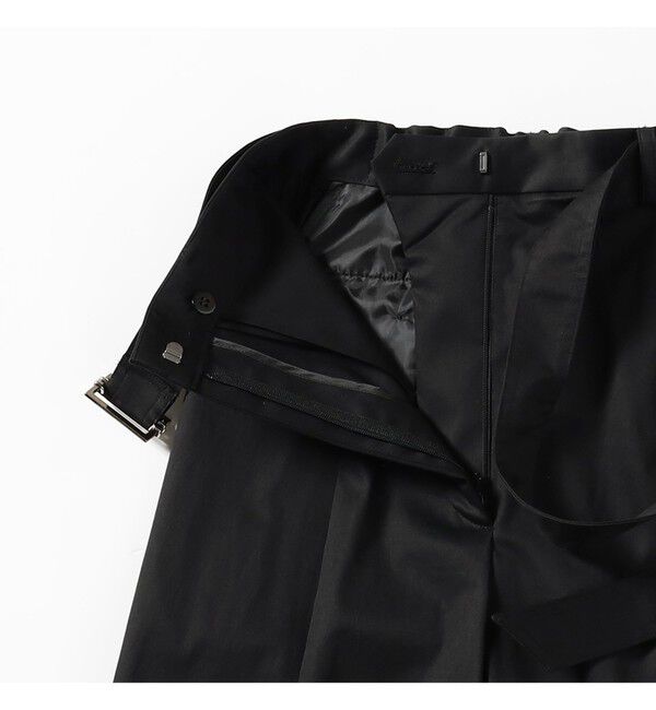 Demi-Luxe BEAMS 「Oggi &times; Demi-Luxe BEAMS / コットン ベルテッドパンツ」|チノ|