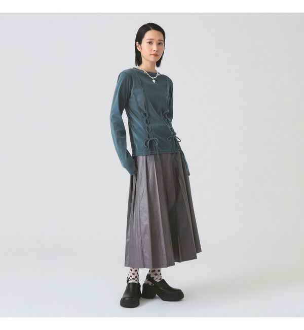 Ray BEAMS 「フロッキー レースアップ トップス」|その他|