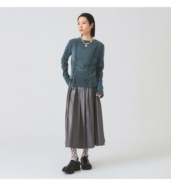 Ray BEAMS 「フロッキー レースアップ トップス」|その他|