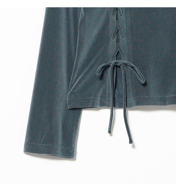 Ray BEAMS 「フロッキー レースアップ トップス」|その他|