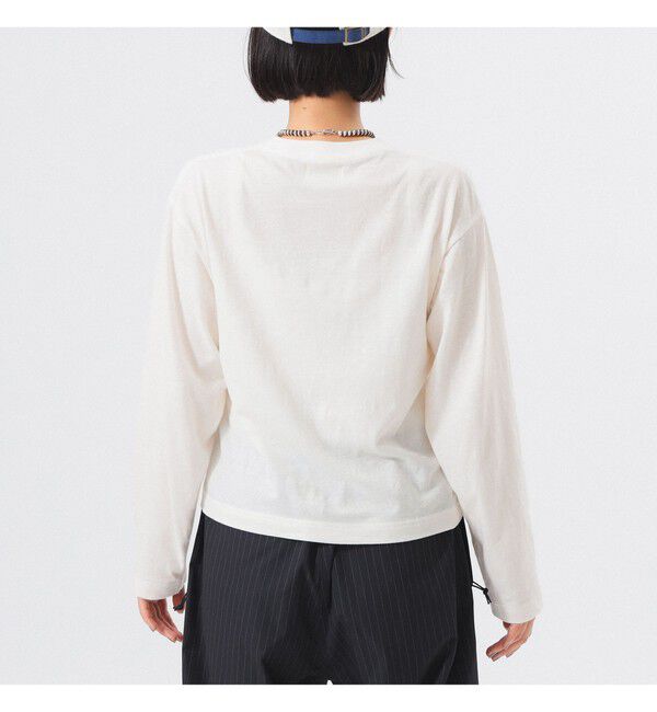 BEAMSBOY「ボーイ メッセージ ロングスリーブ Tシャツ」|Tシャツ・カットソー|