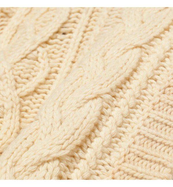 BEAMSBOY「3ゲージ 2トーン アラン カーディガン」|ニット・セーター|