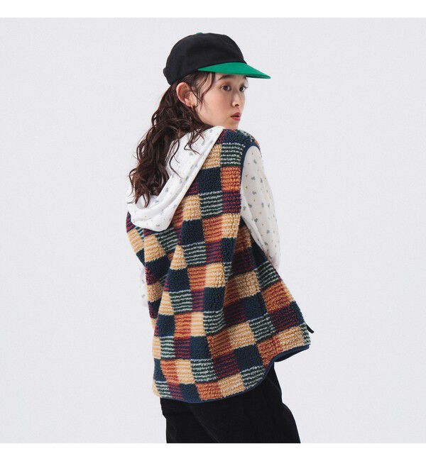 BEAMSBOY「ジャガード ボア プルオーバー」|ベスト・ジレ|