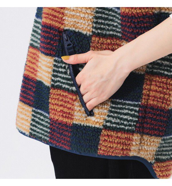 BEAMSBOY「ジャガード ボア プルオーバー」|ベスト・ジレ|