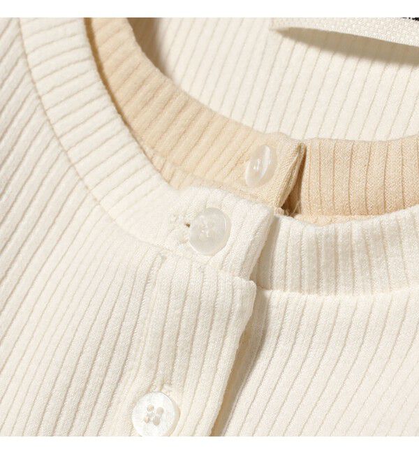 Ray BEAMS 「RIB レイヤード カーディガン」|Tシャツ・カットソー|