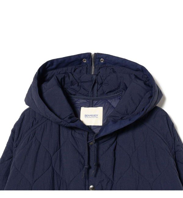 BEAMSBOY「ナイロン キルティング フード コート」|ダッフルコート|