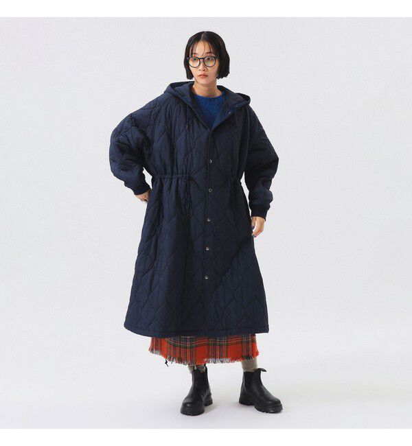 BEAMSBOY「ナイロン キルティング フード コート」|ダッフルコート|