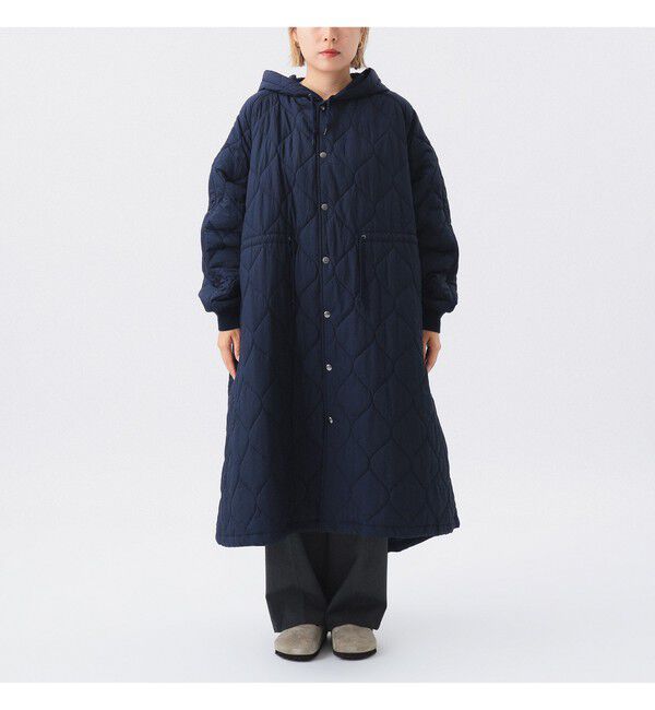 BEAMSBOY「ナイロン キルティング フード コート」|ダッフルコート|