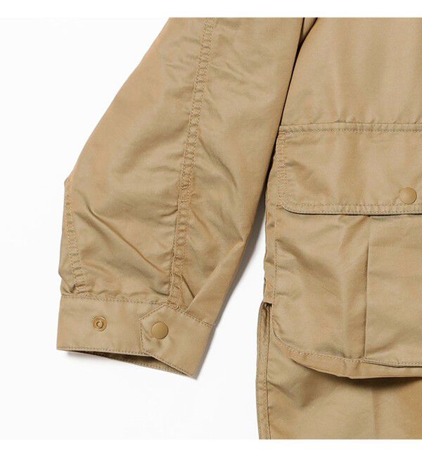 BEAMSBOY「シャンブレー ギャバ ショート フィッシング ジャケット」|ブルゾン・スタジャン|