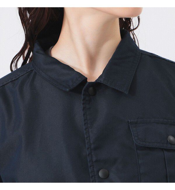 BEAMSBOY「シャンブレー ギャバ ショート フィッシング ジャケット」|ブルゾン・スタジャン|