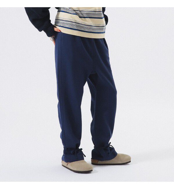 BEAMSBOY「ヘム アレンジ スウェットパンツ」|チノ|