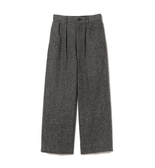 BEAMSBOY「ツイード ワイド スラックス」|スラックス|