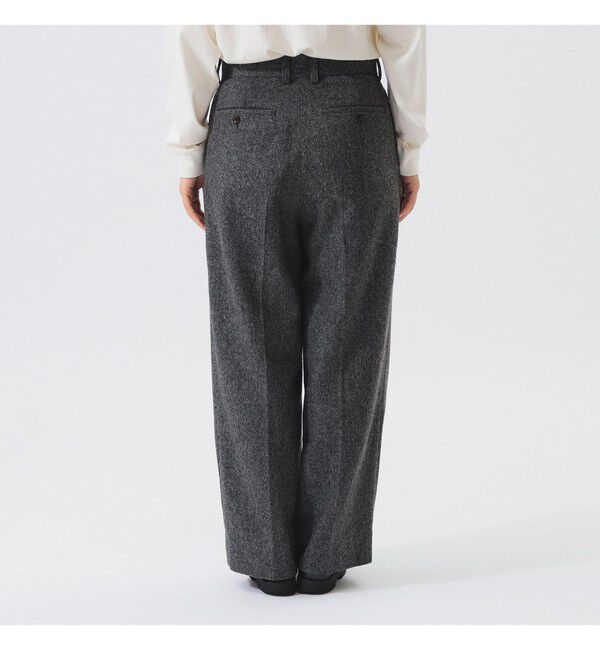 BEAMSBOY「ツイード ワイド スラックス」|スラックス|