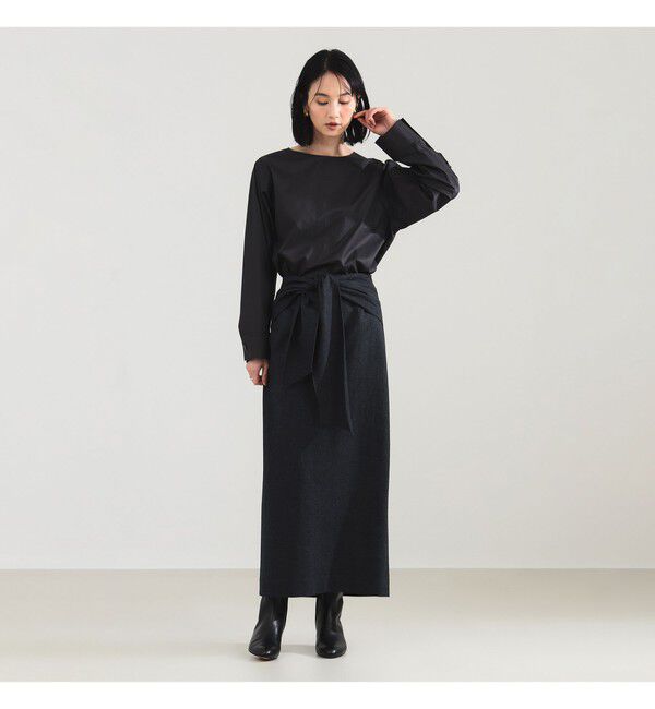 Demi-Luxe BEAMS 「バックオープン コットンブラウス」|シャツ・ブラウス|