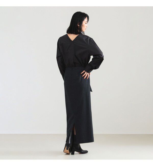 Demi-Luxe BEAMS 「バックオープン コットンブラウス」|シャツ・ブラウス|