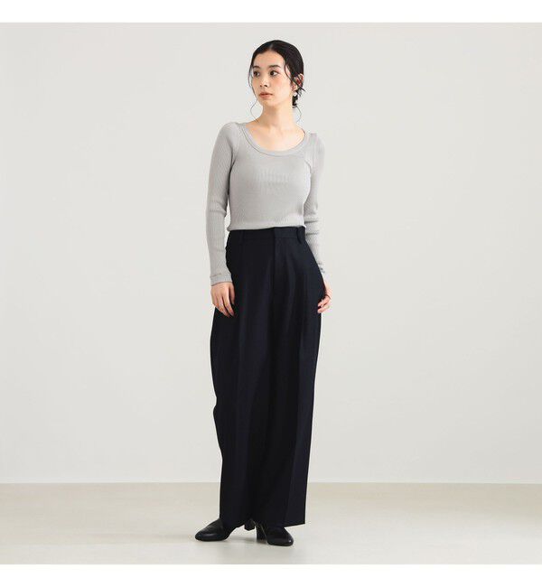 Demi-Luxe BEAMS 「AK+1 / シルク コットン 丸胴 プルオーバー」|Tシャツ・カットソー|