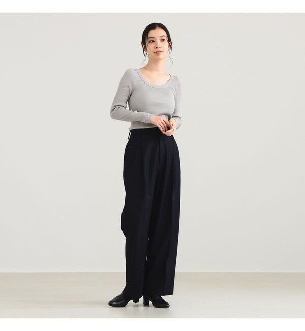 Demi-Luxe BEAMS 「AK+1 / シルク コットン 丸胴 プルオーバー」|Tシャツ・カットソー|