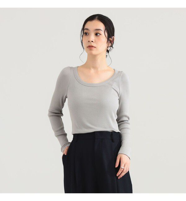 Demi-Luxe BEAMS 「AK+1 / シルク コットン 丸胴 プルオーバー」|Tシャツ・カットソー|