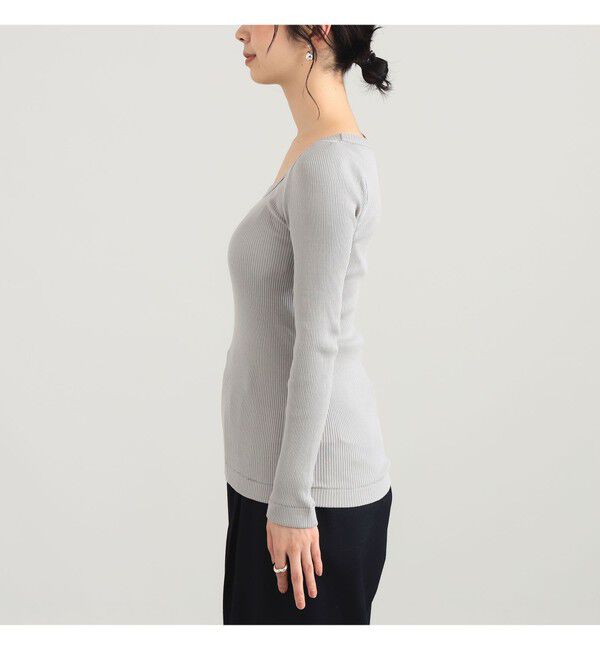 Demi-Luxe BEAMS 「AK+1 / シルク コットン 丸胴 プルオーバー」|Tシャツ・カットソー|