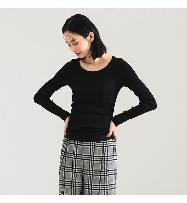 Demi-Luxe BEAMS 「AK+1 / シルク コットン 丸胴 プルオーバー」|Tシャツ・カットソー|