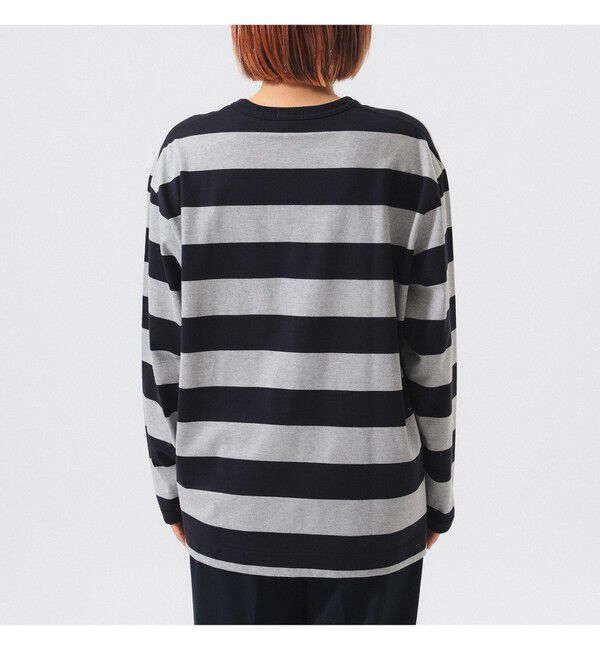 BEAMSBOY「【別注】LACOSTE / ボーダー ロングスリーブ Tシャツ」|Tシャツ・カットソー|