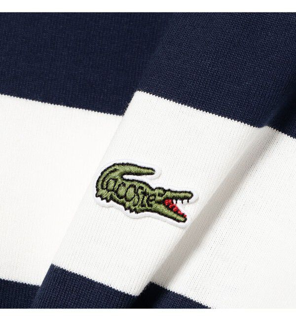 BEAMSBOY「【別注】LACOSTE / ボーダー ロングスリーブ Tシャツ」|Tシャツ・カットソー|