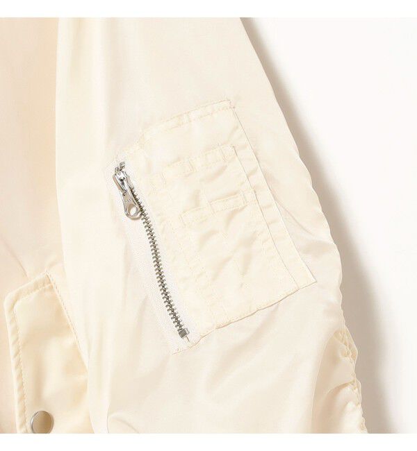 Ray BEAMS 「ギャザー アーム MA-1」|ブルゾン・スタジャン|