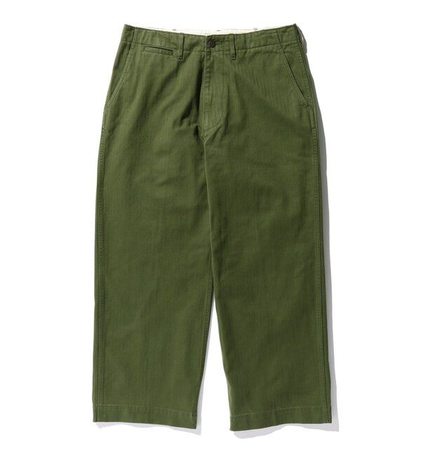 BEAMS PLUS「MIL Trousers Herringbone」|その他|OLIVE