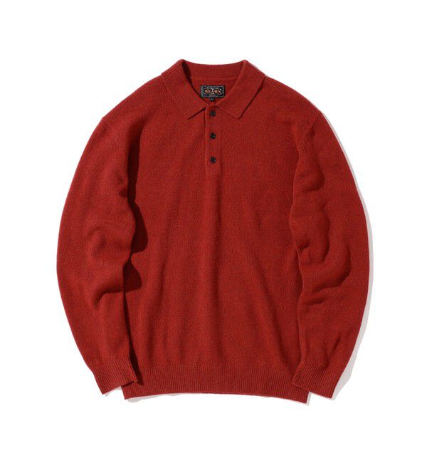 BEAMS PLUS「BEAMS PLUS / 9ゲージ ニット ポロ」|ポロシャツ|BURGUNDY