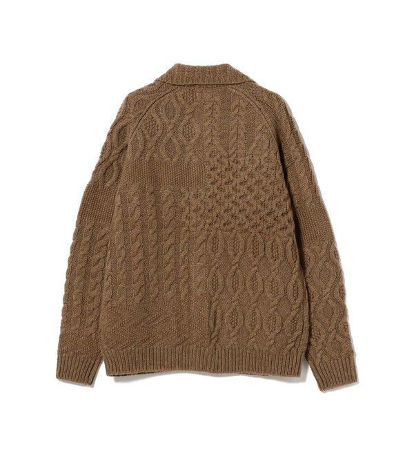 BEAMS PLUS「BEAMS PLUS / Cardigan Alan Patchwork」|カーディガン|