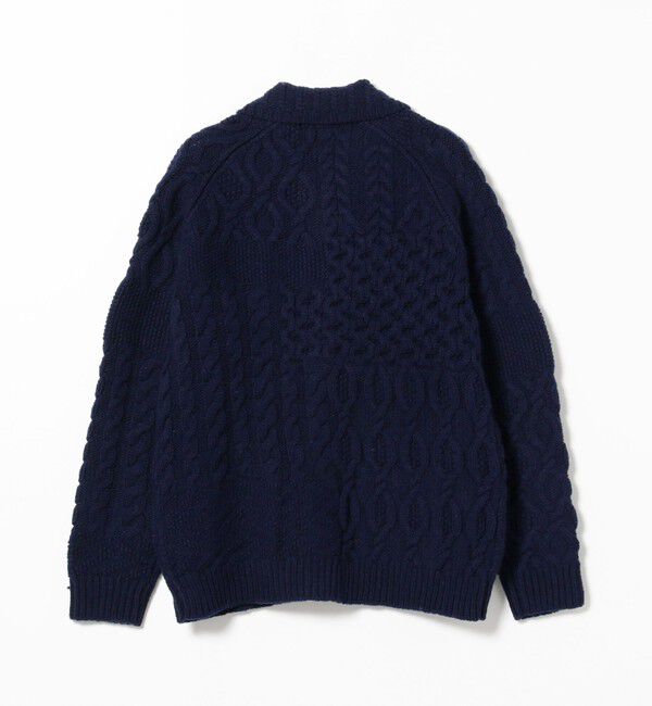 BEAMS PLUS「BEAMS PLUS / Cardigan Alan Patchwork」|カーディガン|