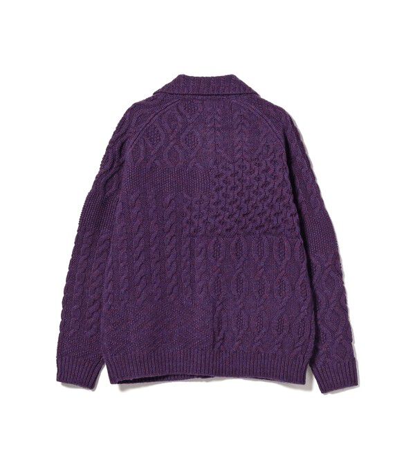 BEAMS PLUS「BEAMS PLUS / Cardigan Alan Patchwork」|カーディガン|