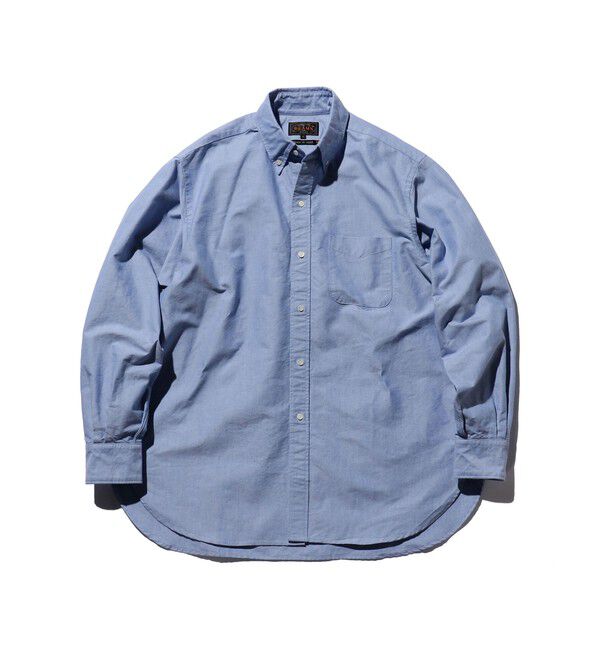 BEAMS PLUS「BEAMS PLUS / アメリカン オックスフォード ボタンダウン シャツ クラシックフィット」|シャツ・ブラウス|BLUE