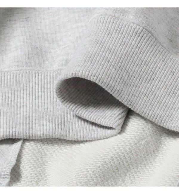 BEAMS「ワイドショートフィット ウィンドストップ スウェットフーディー」|スウェット・ジャージ|