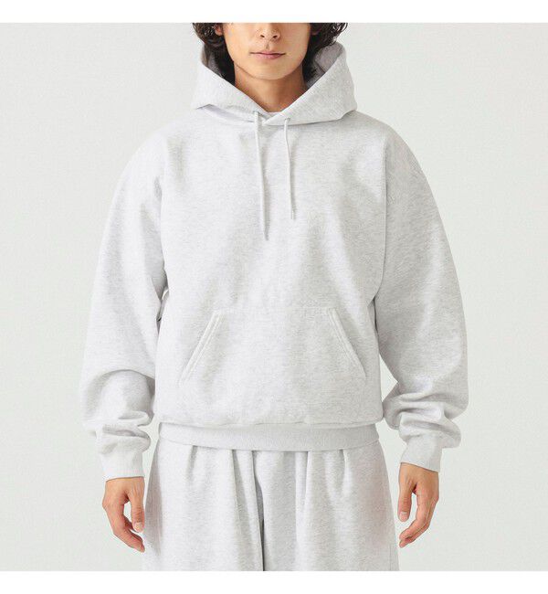 BEAMS「ワイドショートフィット ウィンドストップ スウェットフーディー」|スウェット・ジャージ|