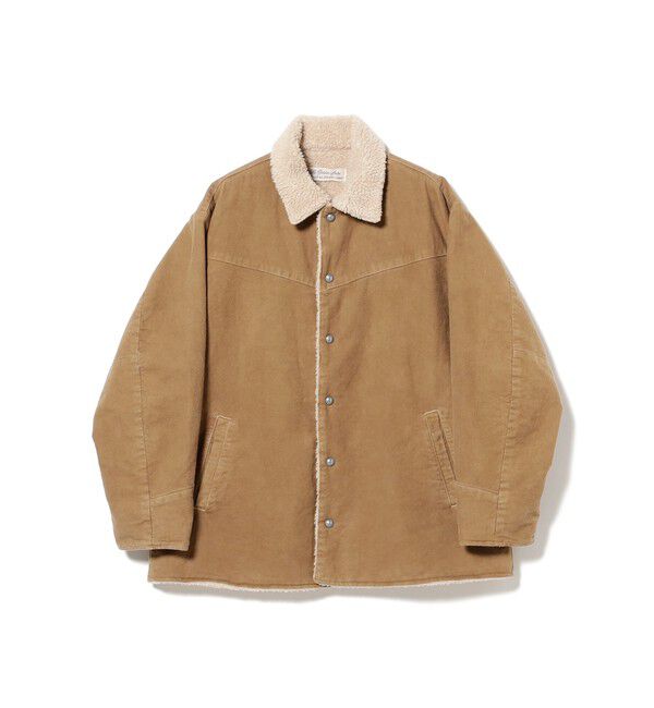BEAMS PLUS「【別注】REMI RELIEF / Boa Ranch Jacket Moleskin」|ブルゾン・スタジャン|BEIGE