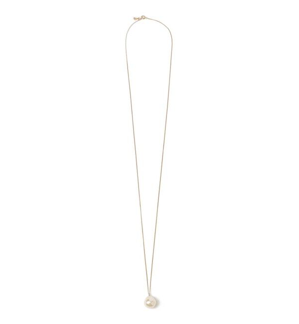 SHIPS for women「ガラス パール アジャスター ロング ネックレス」|ネックレス|